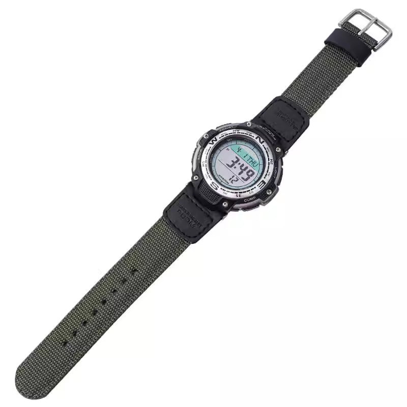 沐时 casio sgw-100尼龙帆布手表带 沐时配件
