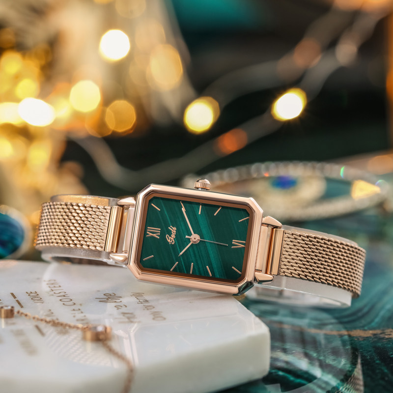 英国小众简约气质复古方形女士手表 歌迪老林国产腕表