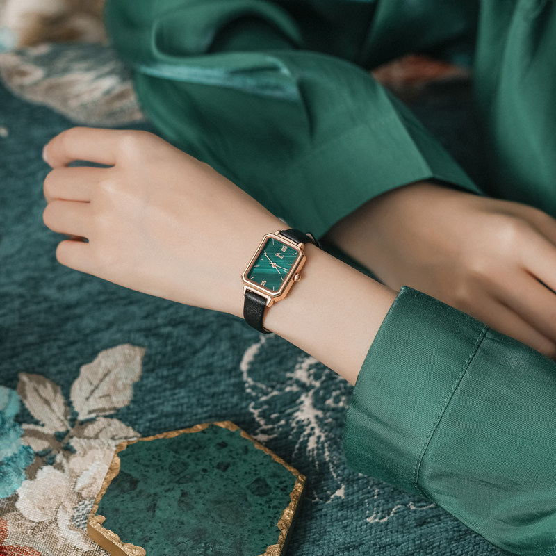 英国小众简约气质复古方形女士手表 歌迪老林国产腕表