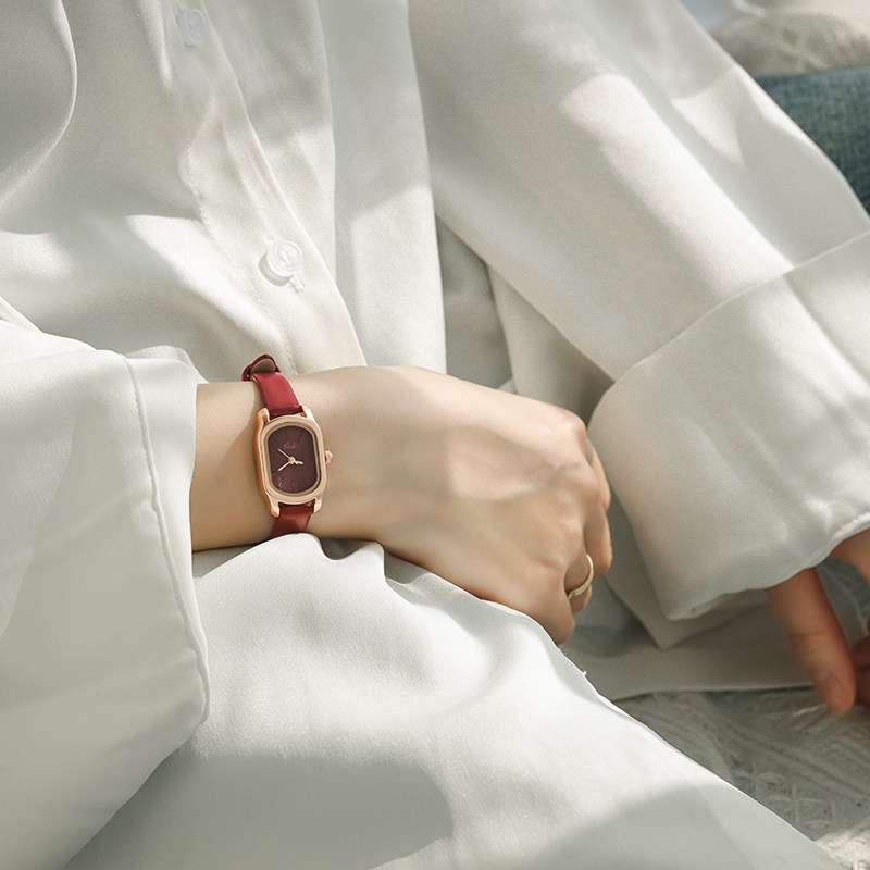 复古简约气质ins风学生防水手表 歌迪老林国产腕表