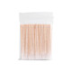 Pointed cotton swab with small tip for makeup, eyebrow shaping and eyeliner, ultra-fine toothpick, disposable tattoo and embroidery beauty salon small wooden stick