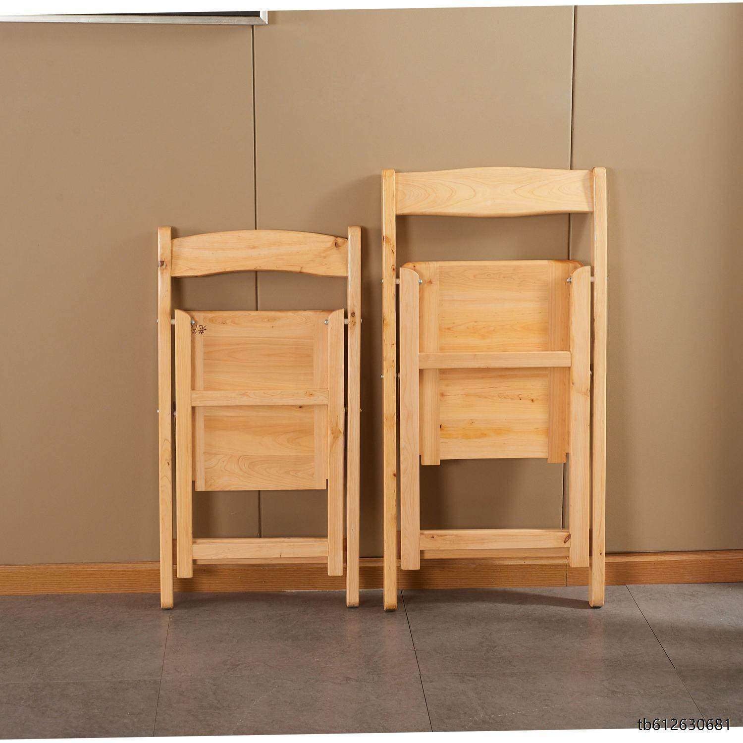 柏木折叠餐厅卧室椅客厅耐用钓鱼折叠凳实木折叠靠背椅家用加厚,淘宝优惠券,粉丝福利购,淘宝优惠卷