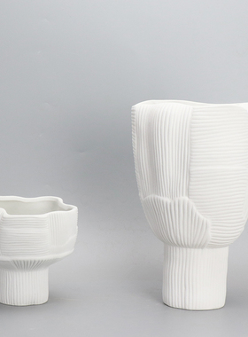 陶瓷客厅插花样板房软装摆件