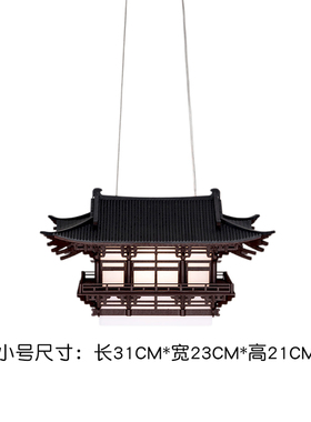 新中式建筑手工灯饰品酒店大厅高级餐厅民宿成品吊饰摆件中式直销