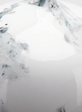 新中式风手绘水墨陶瓷样板房摆件