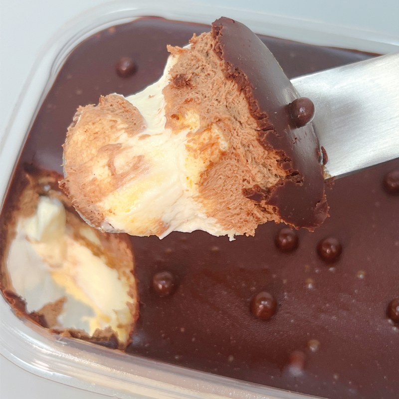 一只澜黑巧克力483ml盒子低甜品千层蛋糕奶油网红香缇乳酪糕点心 - 图1