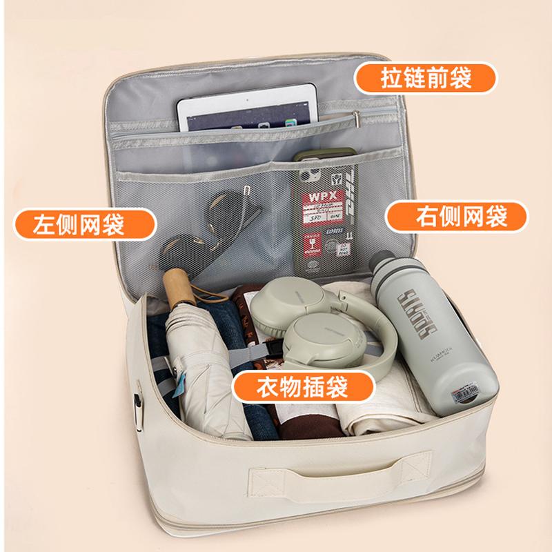 加厚短途旅行收纳包衣服收纳袋子便携手提单肩斜挎大容量行李登机