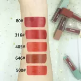 Матовая питательная помада, набор, блеск для губ, комплект, пробник