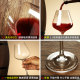 Burgundy red wine glass pot belly goblet wine glass