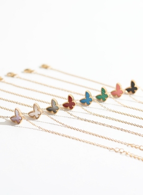 轻奢高级感贝母蝴蝶饰品