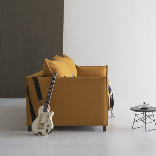 丹麦依诺维绅北欧折叠客厅沙发床帕特里克两用小户型三人布艺沙发 - 图1