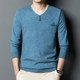 Lomon loose V-neck sweater/sweater