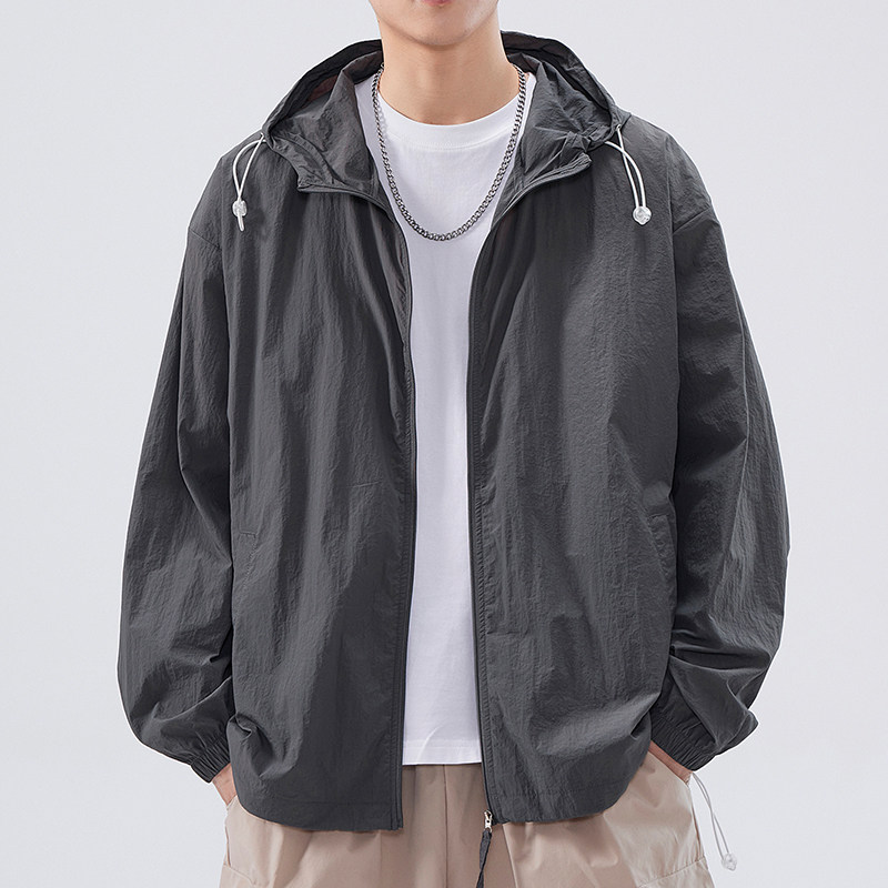 罗蒙冰丝轻薄防晒衣男士夏季薄款2026新款户外运动防晒服钓鱼外套