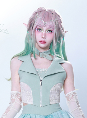 原创设计辣妹日字扣百搭锁骨项圈