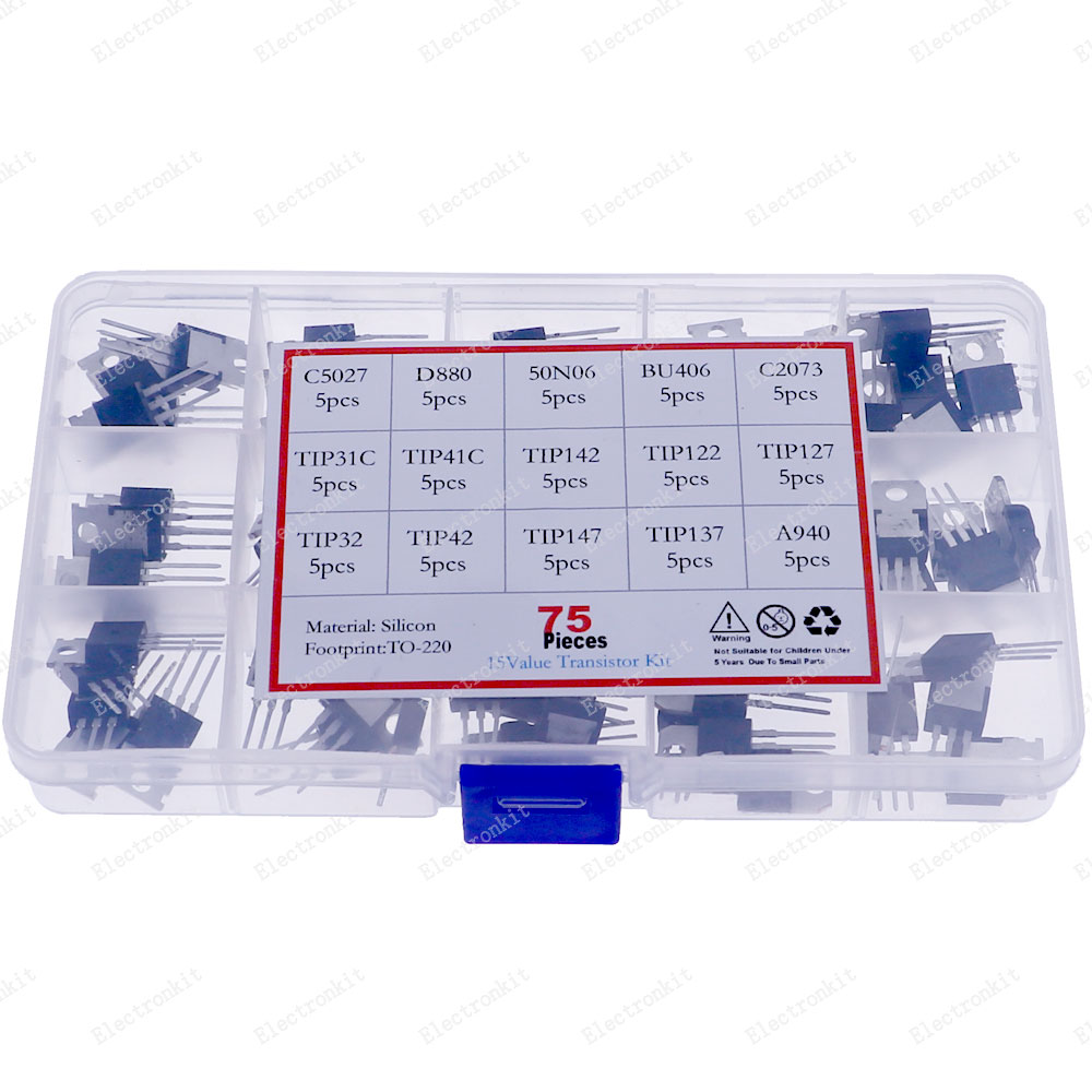 15种三极管TO-220直插晶体管C5027/D880/50N06/BU406/A940/TIP137 - 图3