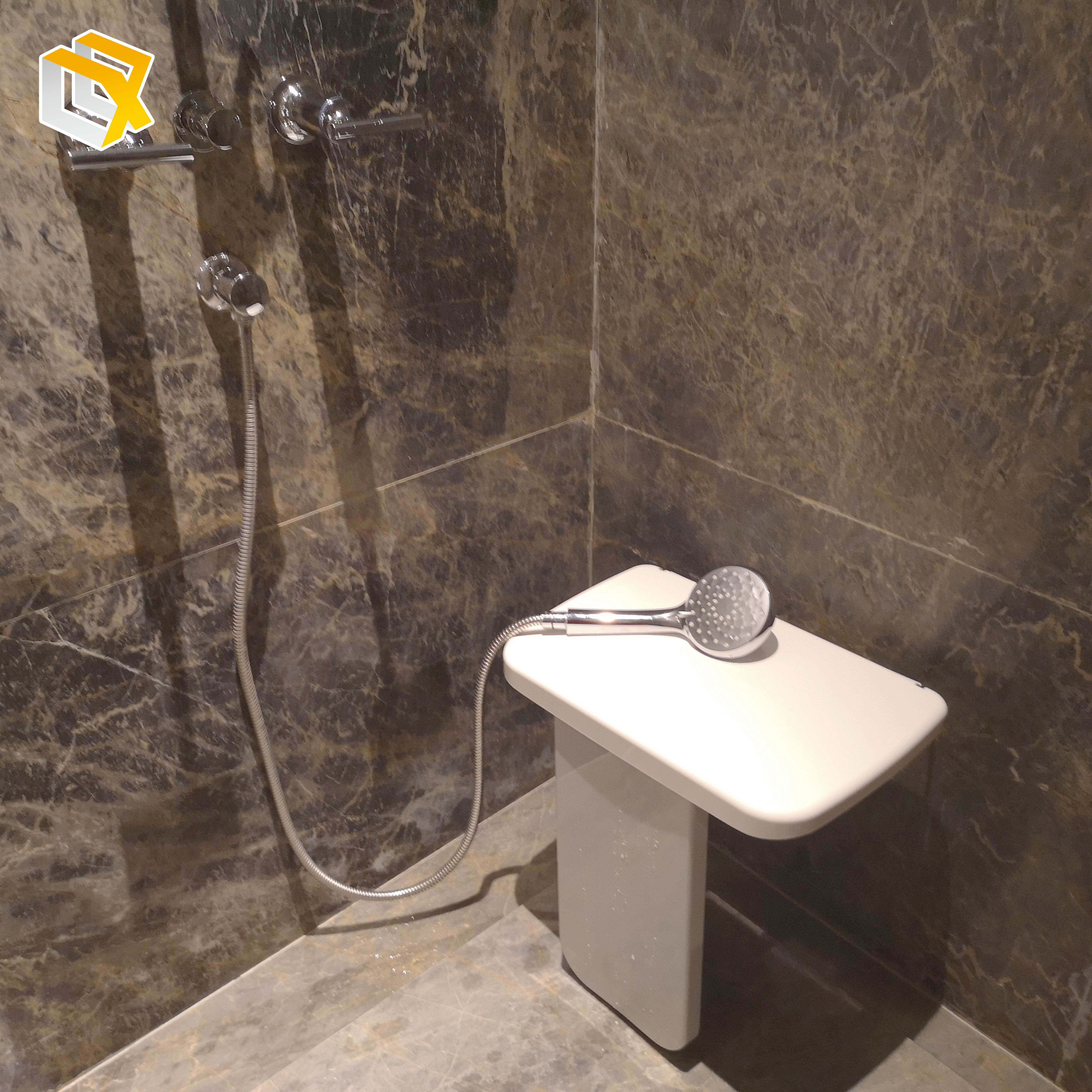 浴室折叠凳壁椅挂墙式淋浴座椅老人残疾人无障碍洗澡坐椅换鞋凳子