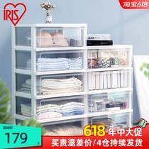 Tripod Phantom IRISIRIS Multilayer Transparent Containing Cabinet Drawer snacks Toys Alice Childrens clothes storage