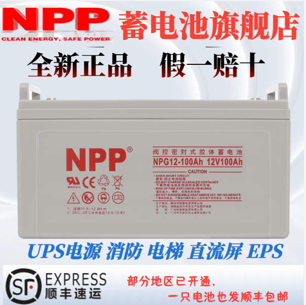 耐普NPG12-65 NPP蓄电池12V17 20 24 38 33 50AH NP12-5 7 9 12Ah - 图0