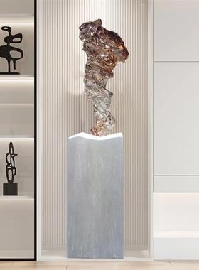 现代抽象透明树脂工艺品雕塑客厅落地高端大气型摆件家居软装饰品