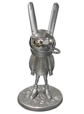 空山基机械姬电镀玻璃钢大型抽象人物雕塑商场酒吧KTV潮流装饰品