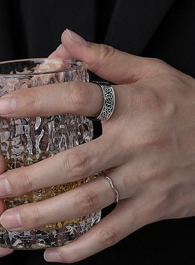 戒指男潮流个性钛钢不掉色冷淡风