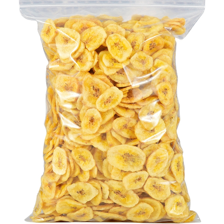 俏美味香蕉脆片菲律宾进口原料原味果干脯香蕉片果干儿童休闲零食