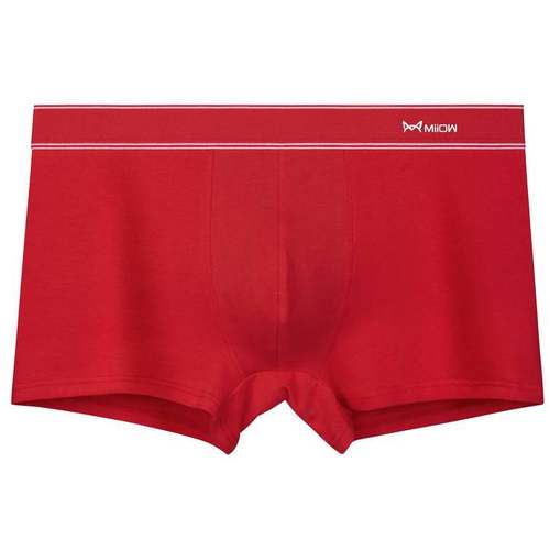 猫人黑色男士内裤石墨烯裆精梳纯棉抑菌平角裤莫代尔四角裤衩四季 - 图3