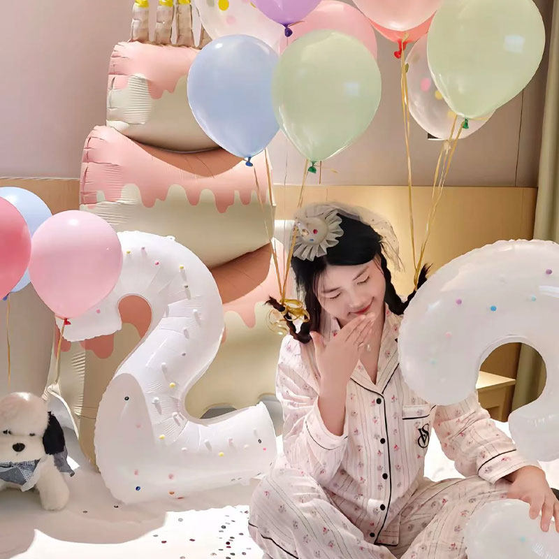 小红书爆款ins彩色女生成人生日气球氛围感拍照道具飘空乳胶装饰,淘宝优惠券,粉丝福利购,淘宝优惠卷