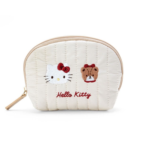 Japanese Sanrio Katie Kulomi Cartoon Embroidery Makeup Storage Bag Cute Girl Tissue Pack Clutch Bag