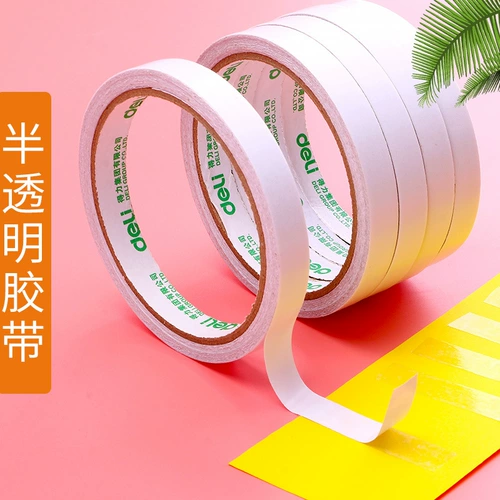 Двусторонняя лента Deli 9/12/18/24 мм, прочная, высокая вязкость, студенческая салфетка, клей, двусторонняя лента ручной работы