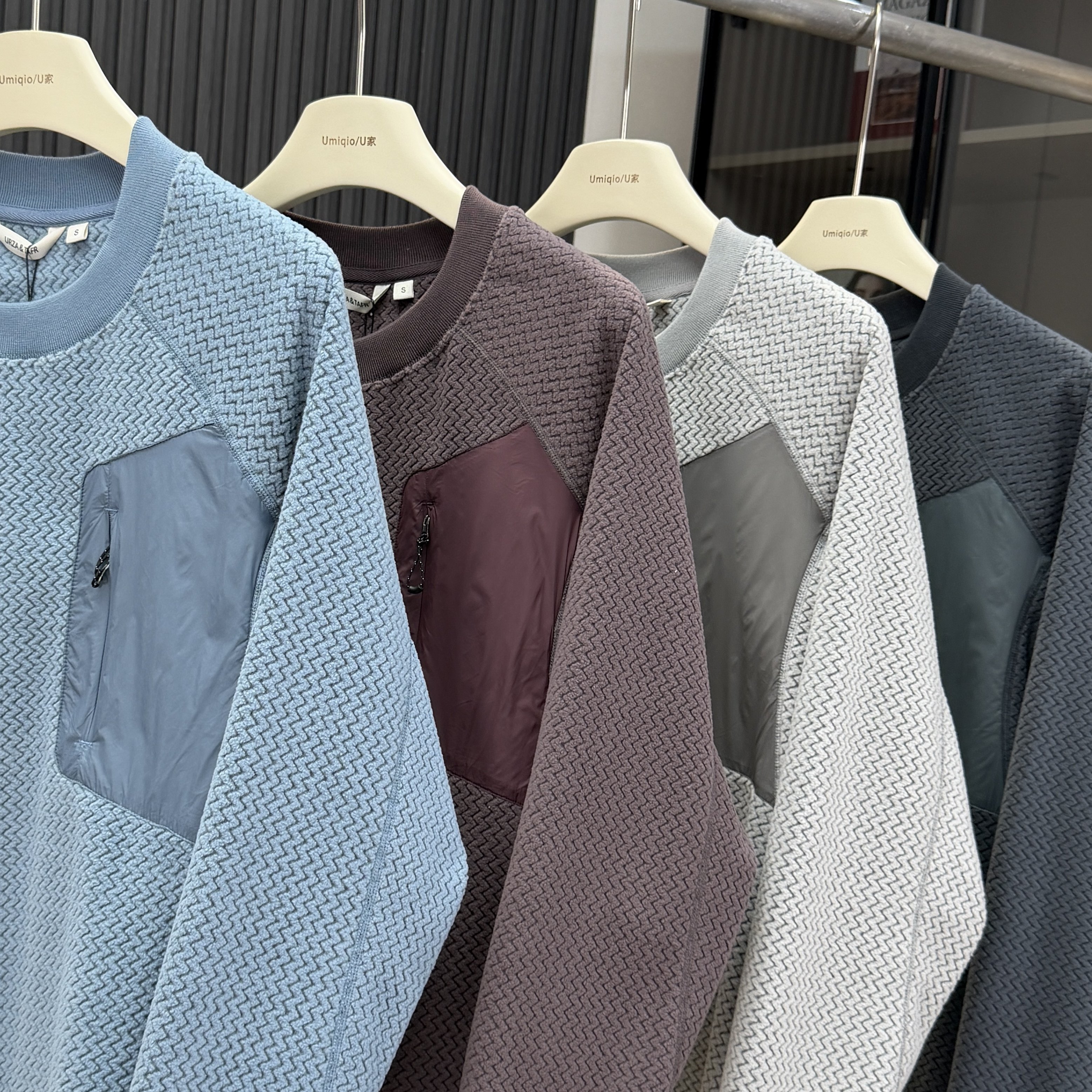 棵米ai蕉家！户外山系情侣款宽松波浪纹徒步登山抓绒衣卫衣打底衫,淘宝优惠券,粉丝福利购,淘宝优惠卷