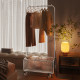Bedroom clothes hanger floor-standing household mobile light luxury coat rack hanging clothes storage rack does not take up space to store clothes artifact