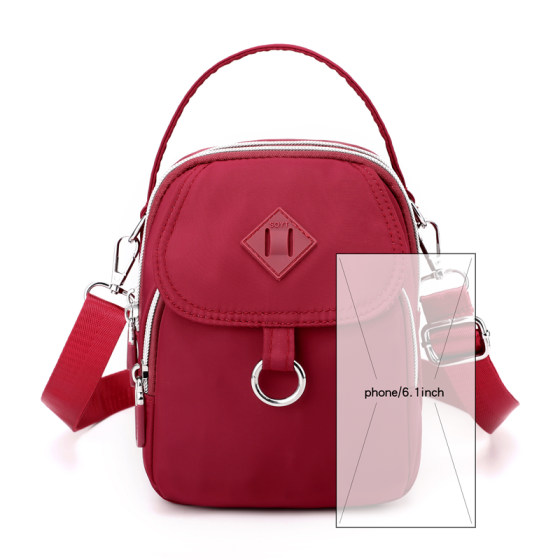Lightweight and versatile one-shoulder crossbody mobile phone bag