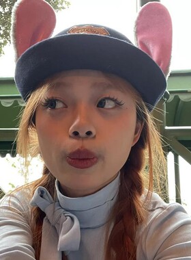 朱迪兔子警官cos服饰帽子
