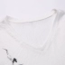 Playboy Summer Men Áo thun ngắn tay cho nam V-cổ In áo thun cotton Một nửa tay áo cho nam Tide hàng đầu - Áo phông ngắn áo phông nam đẹp Áo phông ngắn