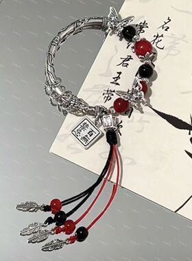 百无禁忌蝴蝶串珠甜美手链古风中式手饰高颜值小众设计学生高级