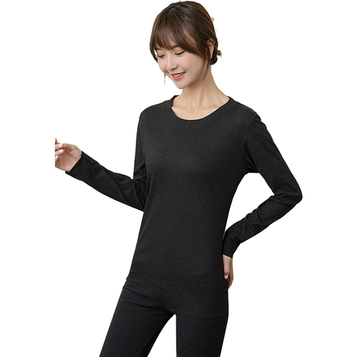 Удерживающий тепло комплект, приятный телу ростомер, зимнее термобелье, облегающий крой, высокая талия, увеличенная толщина, поддерживает постоянную температуру