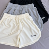 Летние спортивные шорты, приталенные штаны, защитное белье для отдыха, в корейском стиле, высокая талия