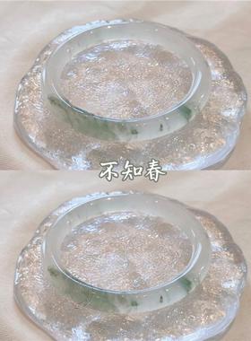 不知春绿手镯新疆天然天山翠冰种飘花圆条少女玉镯子送礼物玉镯子