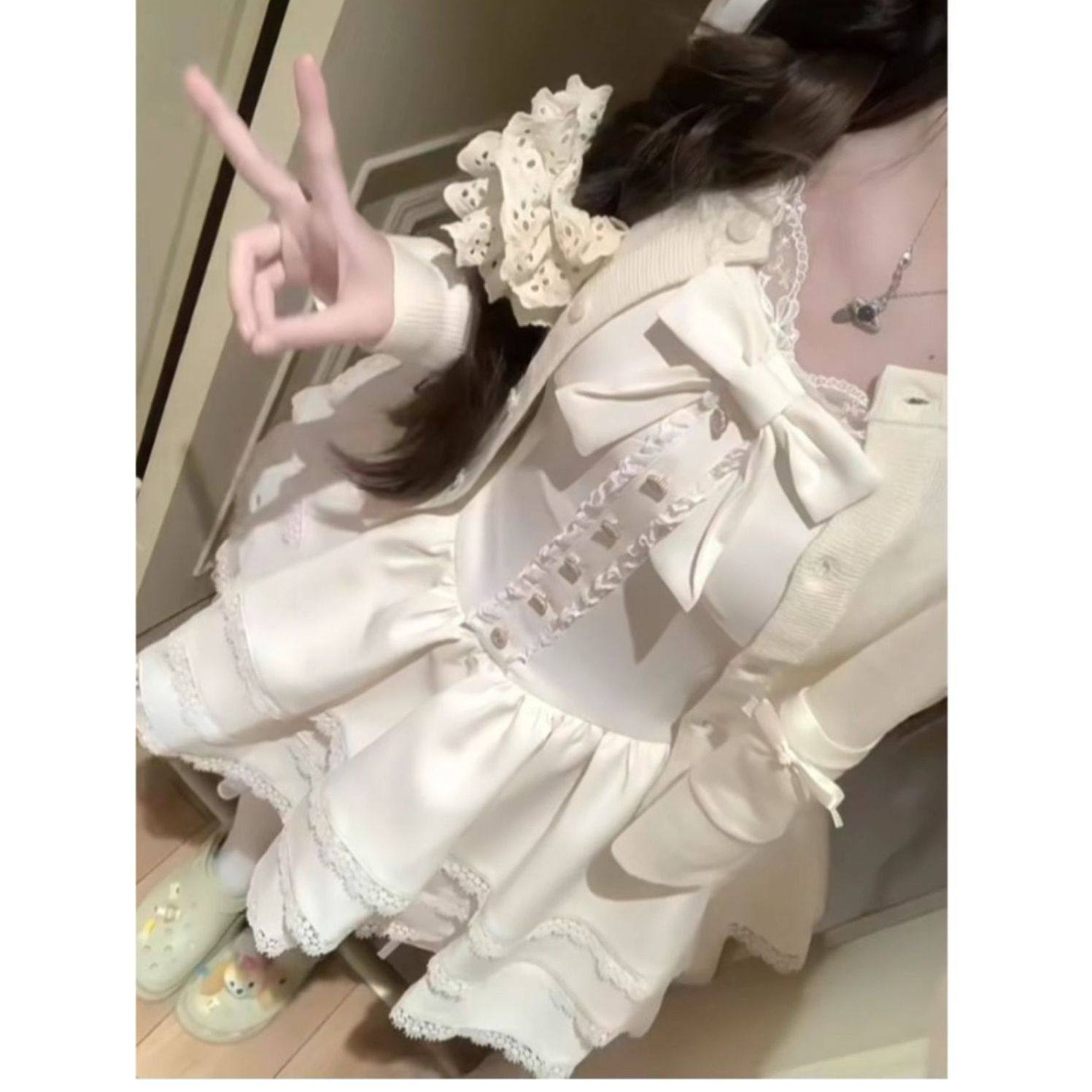 蜜语奶罐甜美精致公主连衣裙女夏季新款短剧千金穿搭蓬蓬蛋糕裙子,淘宝优惠券,粉丝福利购,淘宝优惠卷