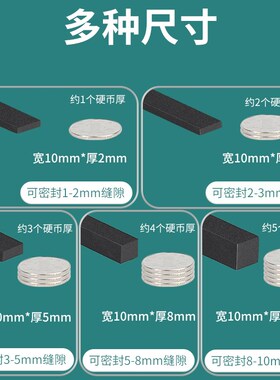 防盗门贴门密封条自粘隔音软包门套包边贴入户门防撞门框贴保护条