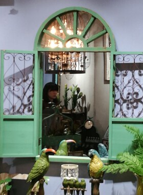 欧式田园假窗户复古壁饰装饰墙面装饰做旧风美式乡村壁挂假窗墙饰