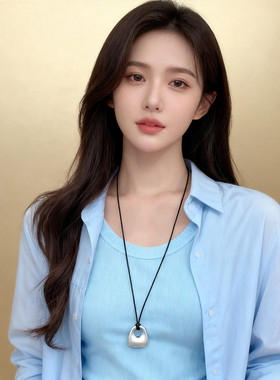 镂空韩国爱心吊坠简约级感