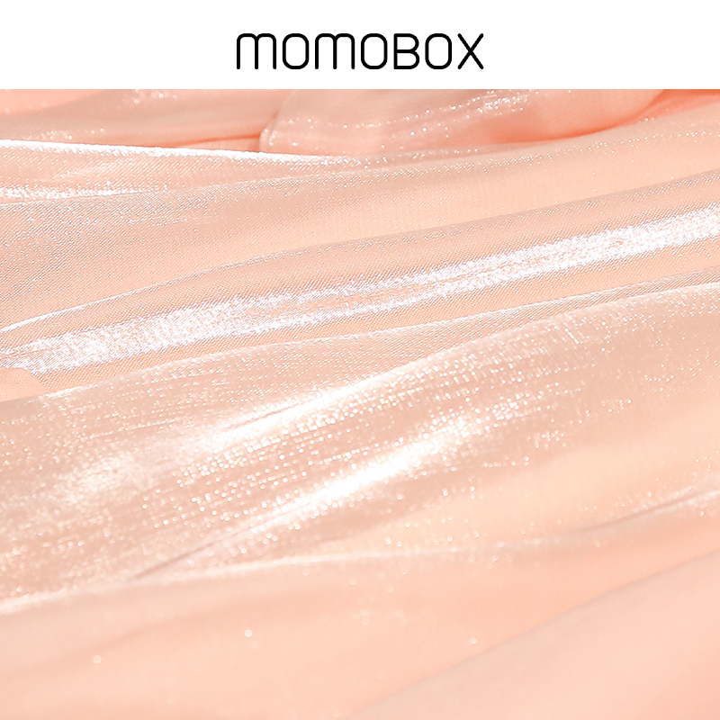 momobox女童连衣裙2024新款宝宝公主裙子夏装流光纱周岁礼服春装