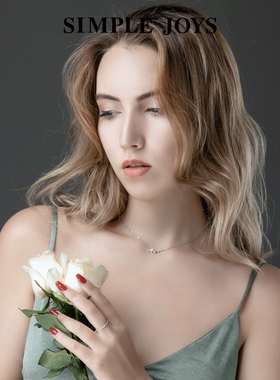 仲夏百搭日韩风金钻石叠戴戒指