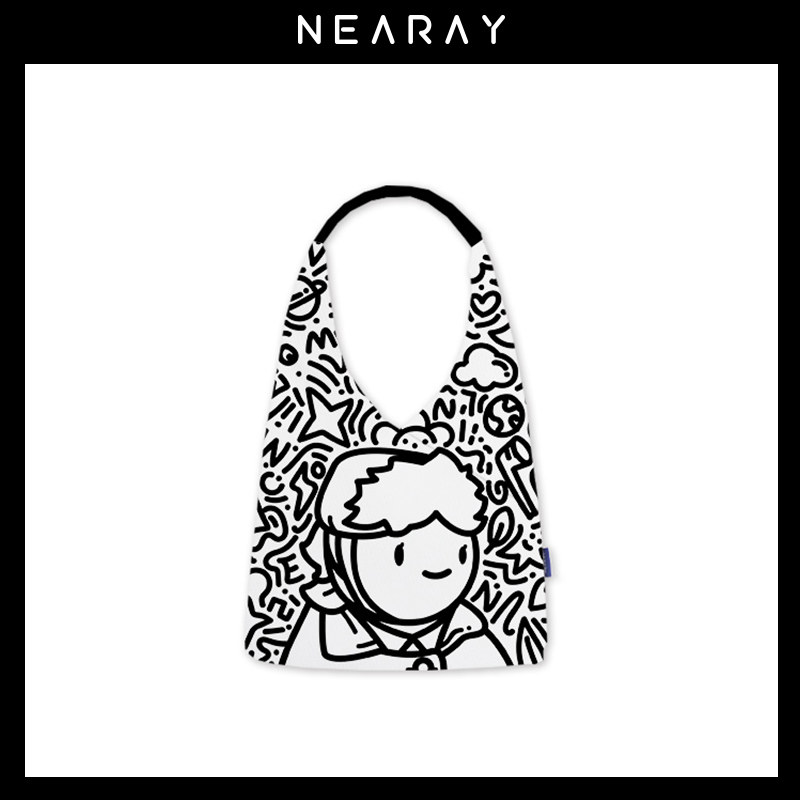 尼睿2022新款原创水桶包小众帆布包 尼睿女士包袋