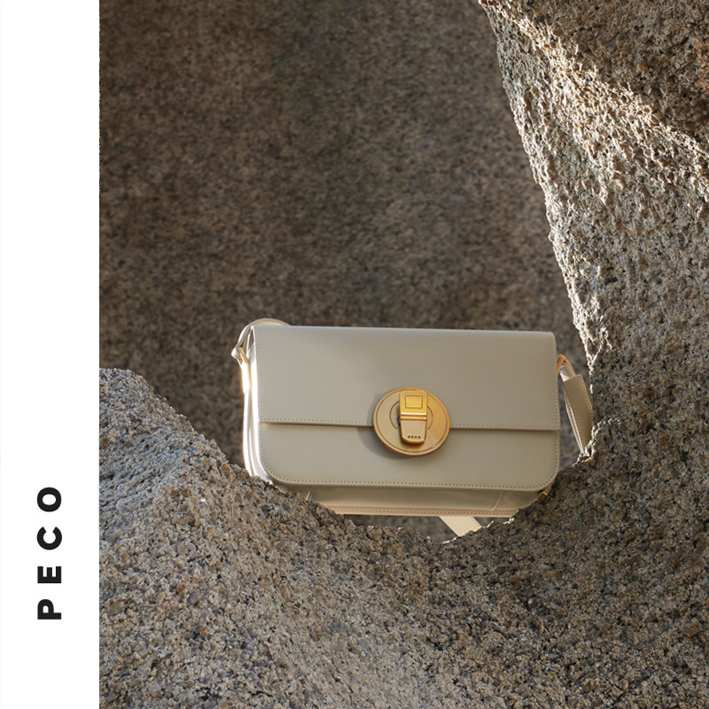 peco独立设计762m易拉罐包复古法棍 PECO女士包袋