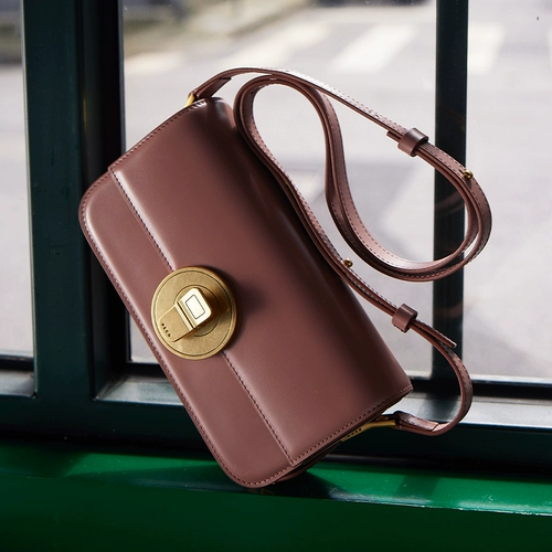 PECO Черная ретро сумка через плечо на одно плечо, изысканный стиль