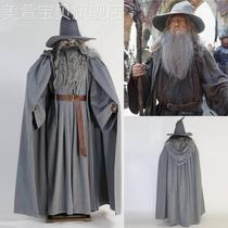 Gandalf Gandalf Wizard Finger Ring King Hobbiter Cosplay Clothing Suit Grey Cloak Cape