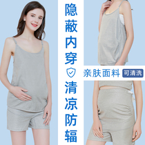 Radiation-proof clothing Pregnant Woman Dress Belly harness Pregnancy Clothes Woman to work computer Invisible to wear summer